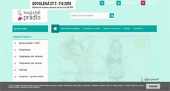 Desktop Screenshot of kouzelne-pradlo.cz
